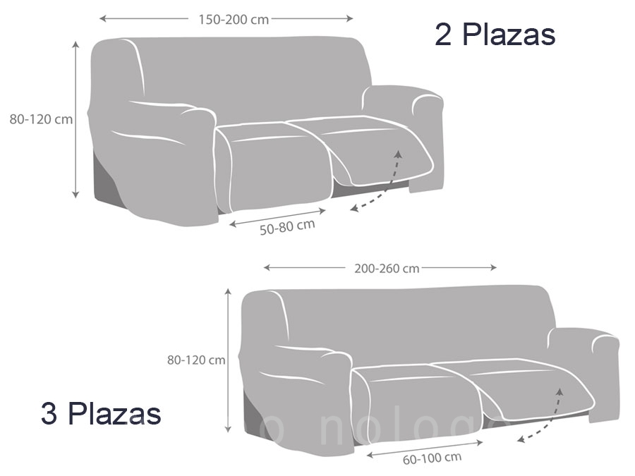 Funda sofa relax 3 plazas Jaz, Comprar Funda sofa relax 3 plazas Ja